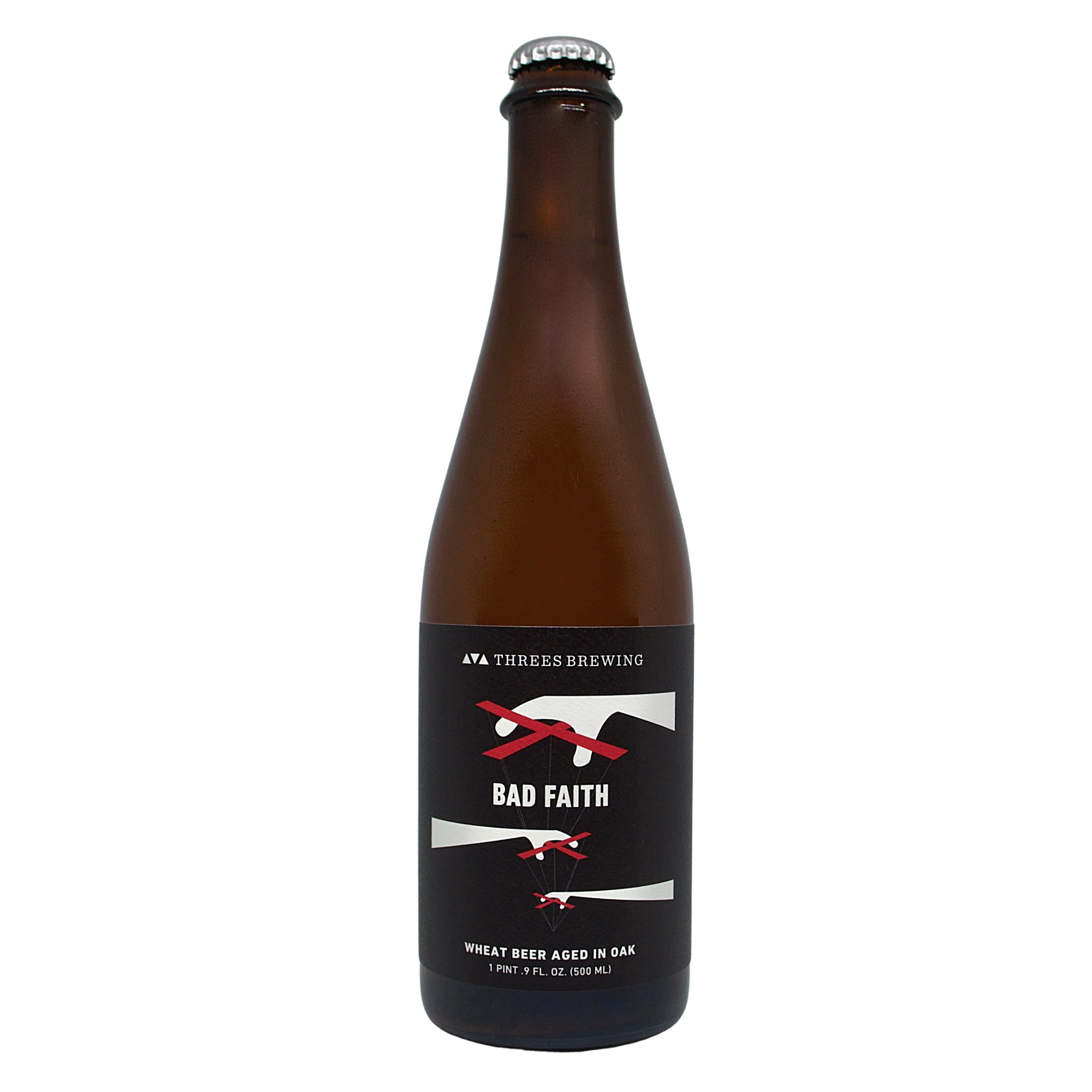 Barrel-Aged Bad Faith (Mixed Culture Wheat Beer Aged in Oak) 500ml - Image 2