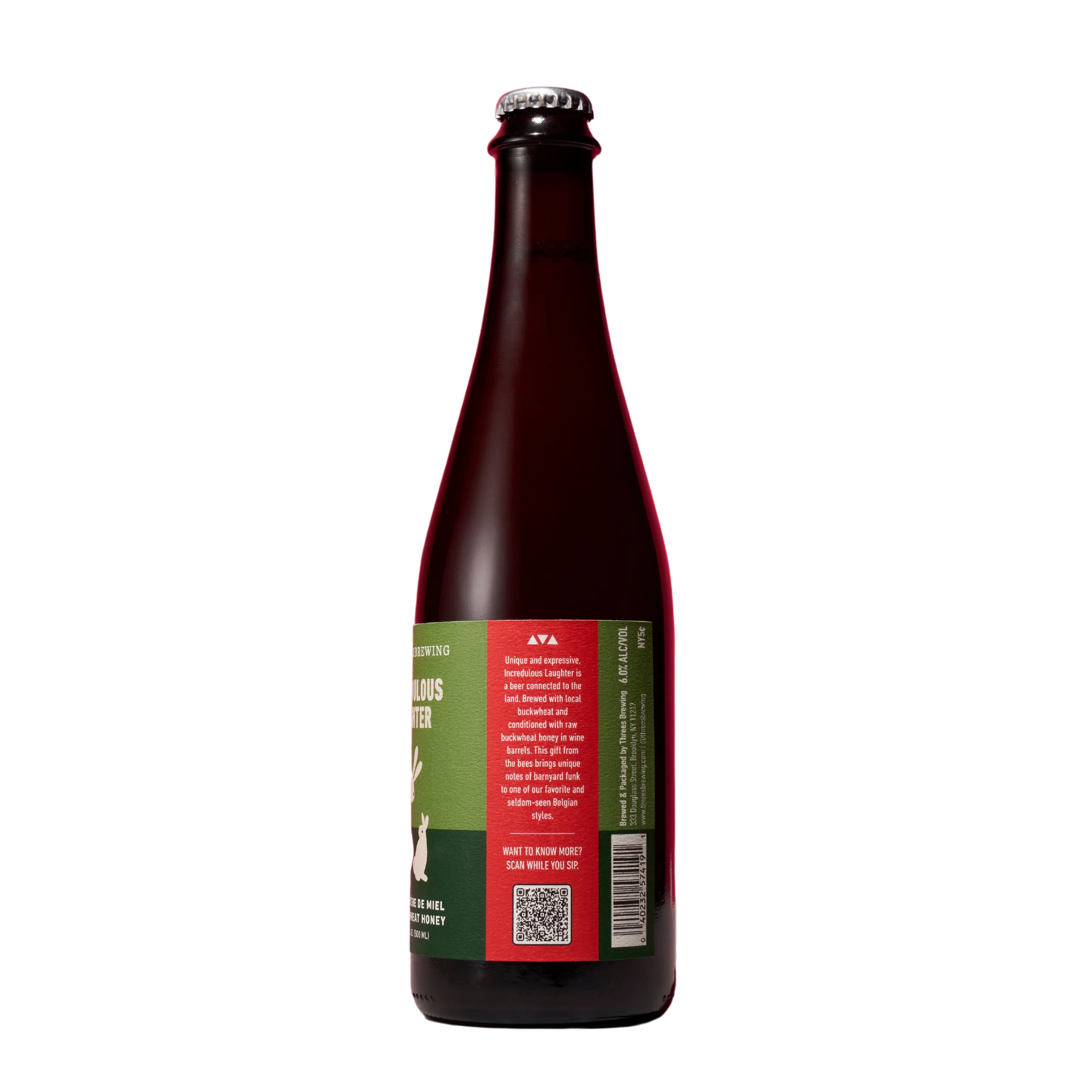 Barrel Aged Incredulous Laughter (Oak-Aged Bière de Miel) 500ml - Image 3