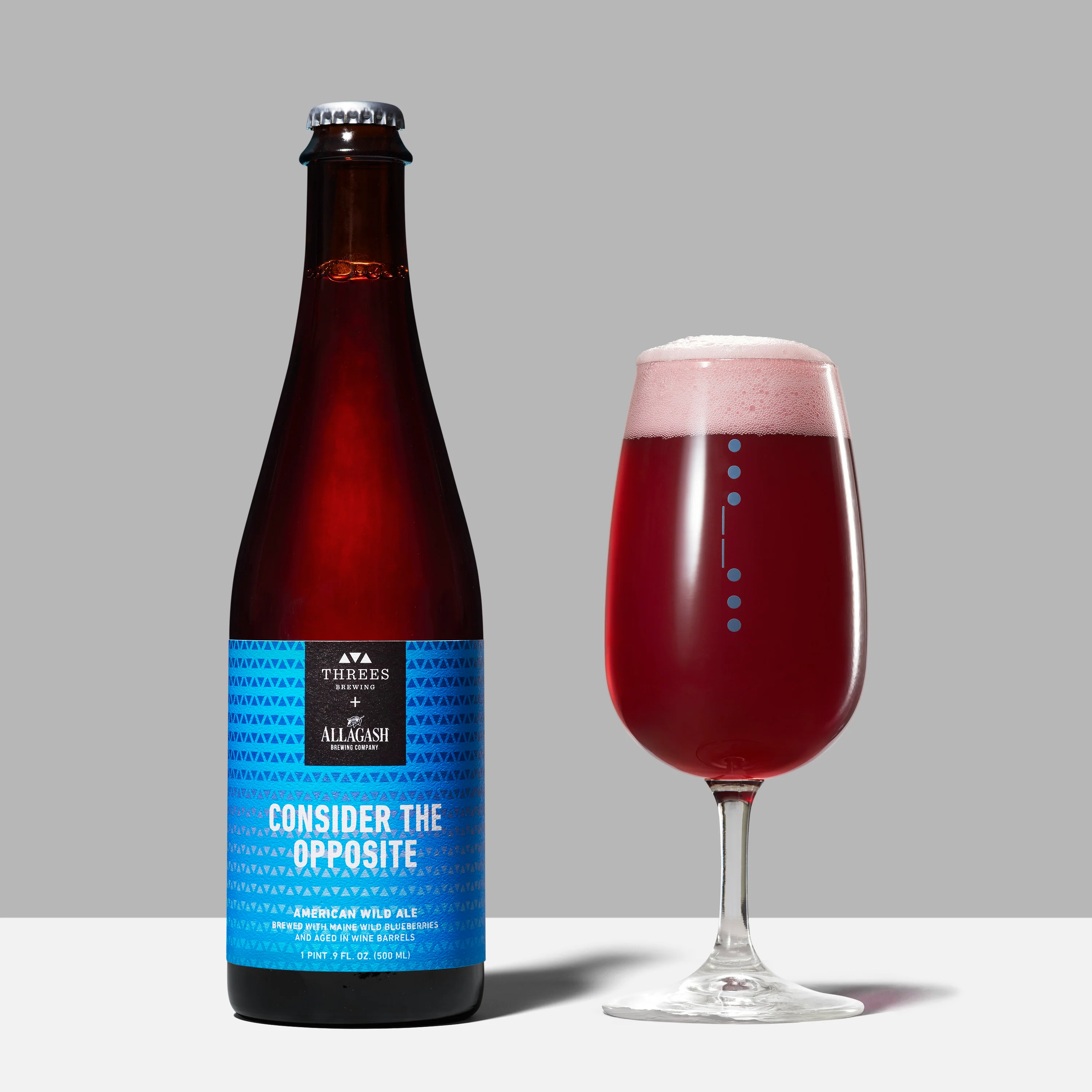 Consider the Opposite (Wild Ale with Blueberries) Collaboration with Allagash Brewing 500ml - Image 4