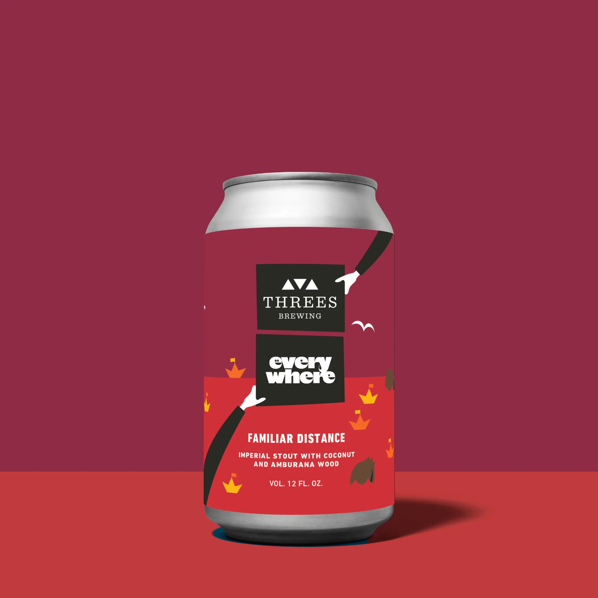 Familiar Distance (Imperial Stout With Coconut and Amburana Wood | Collaboration with Everywhere Brewing Co.)