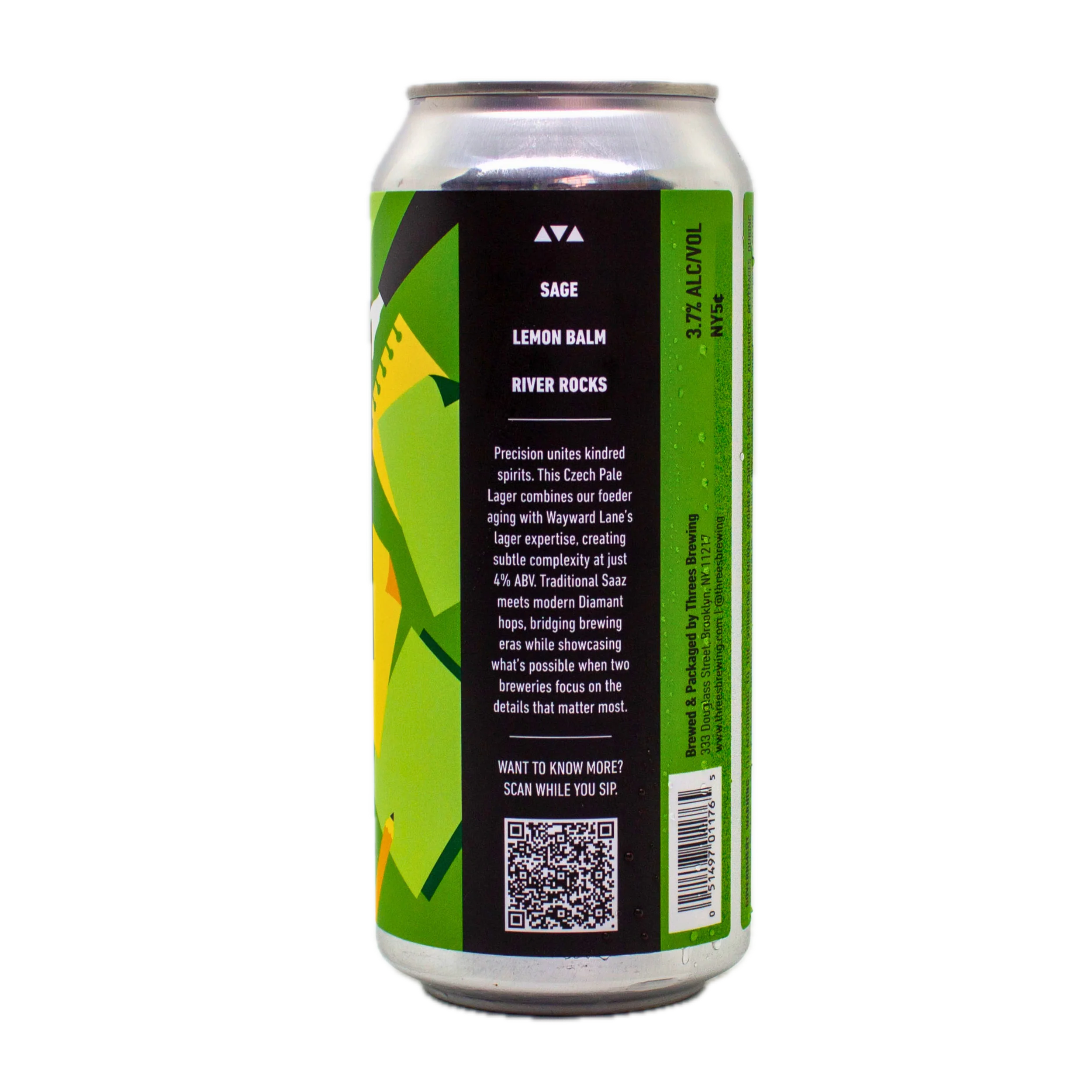 Fine Print (9P Foeder Fermented Czech Pilsner / Wayward Lane Collab) - Image 2