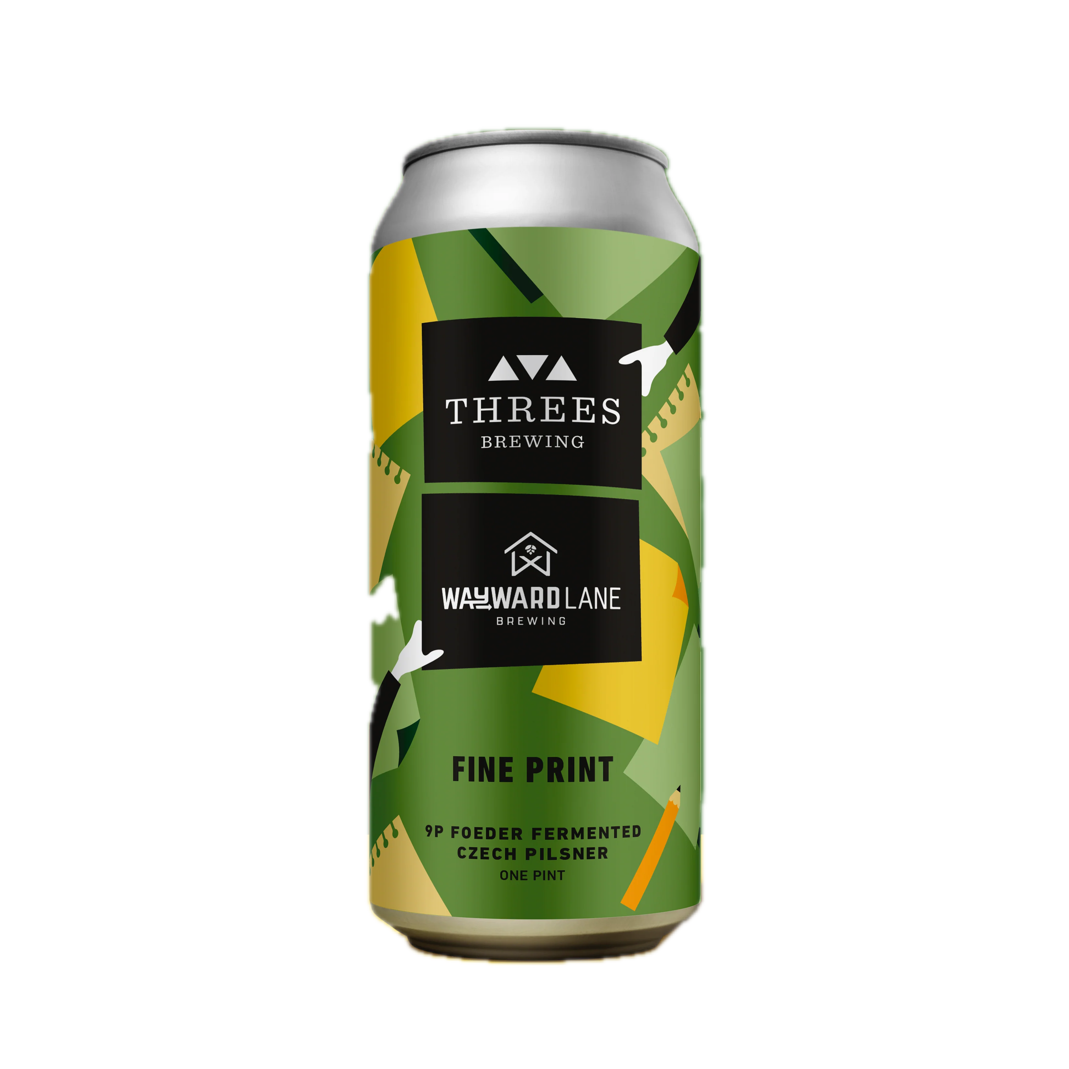 Fine Print (9P Foeder Fermented Czech Pilsner / Wayward Lane Collab) - Image 3
