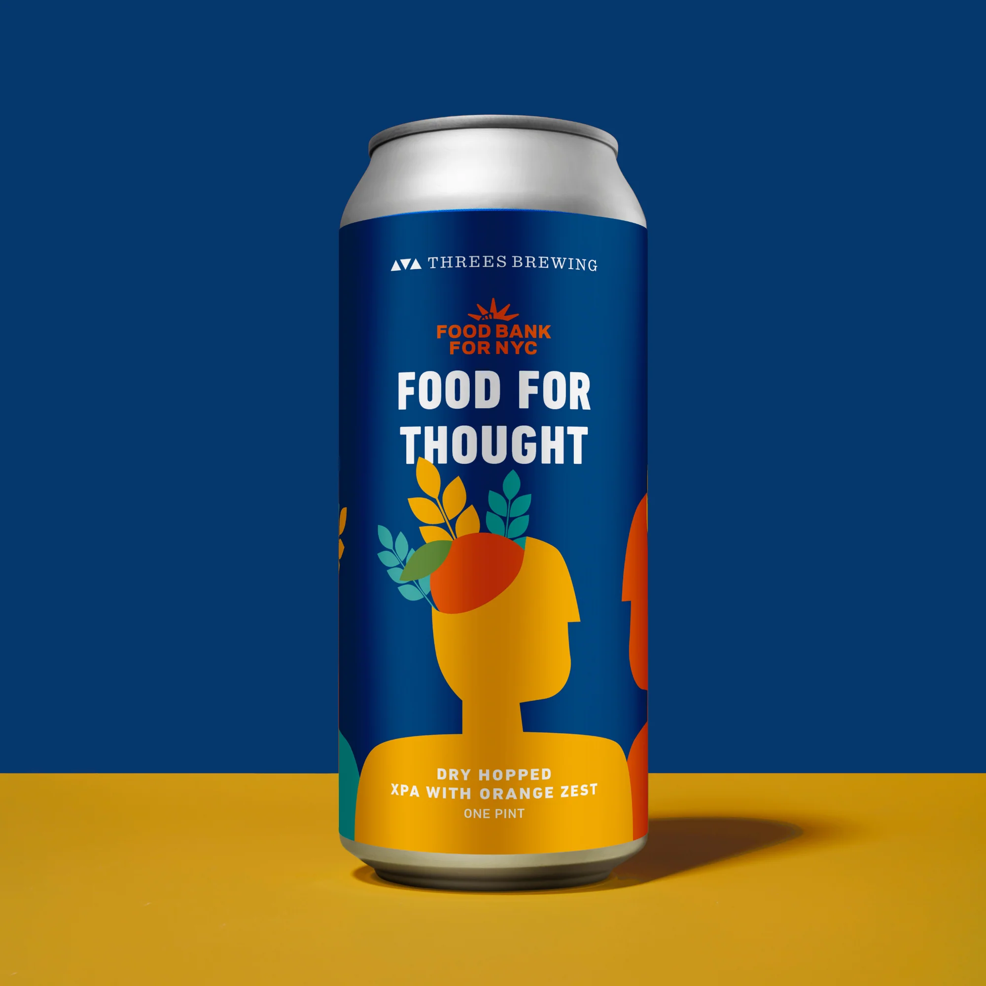Food For Thought (Dry Hopped XPA With Orange Zest) - Collaboration with Food Bank For New York City
