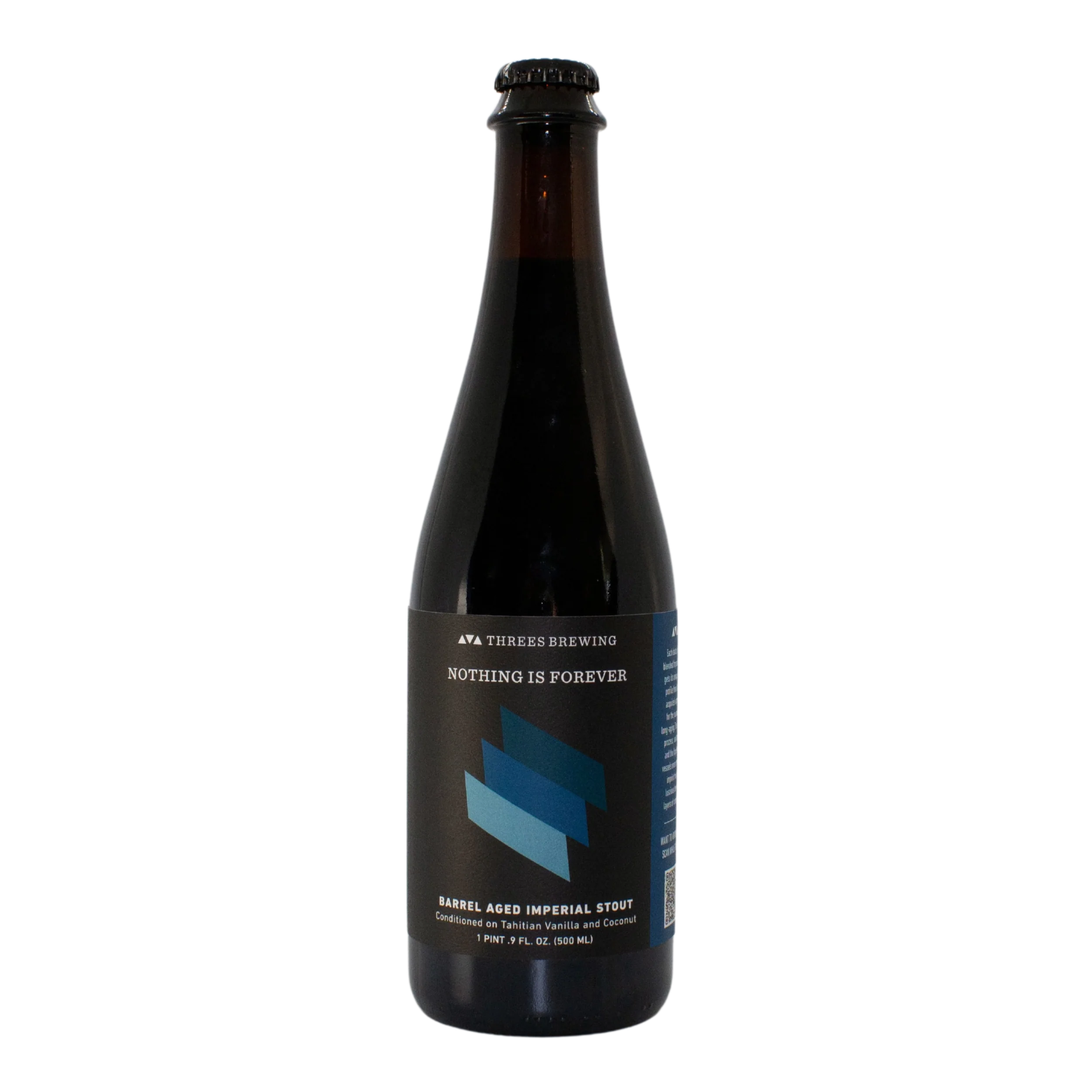 Nothing Is Forever - Tahitian Vanilla + Coconut (Barrel Aged Imperial Stout) 500ml