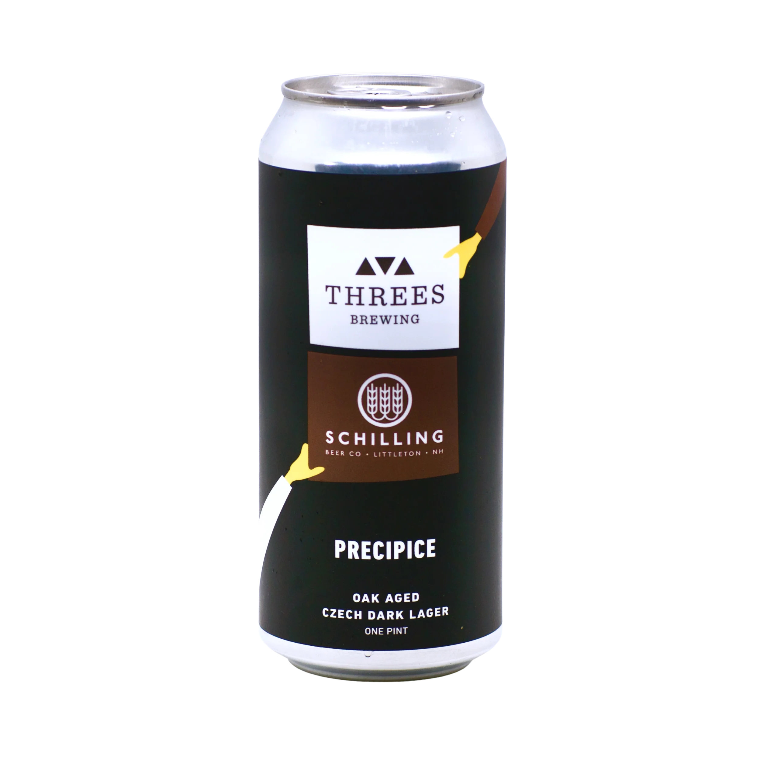 Precipice (Oak-Aged Dark Czech Lager) Collaboration with Schilling Beer Co.