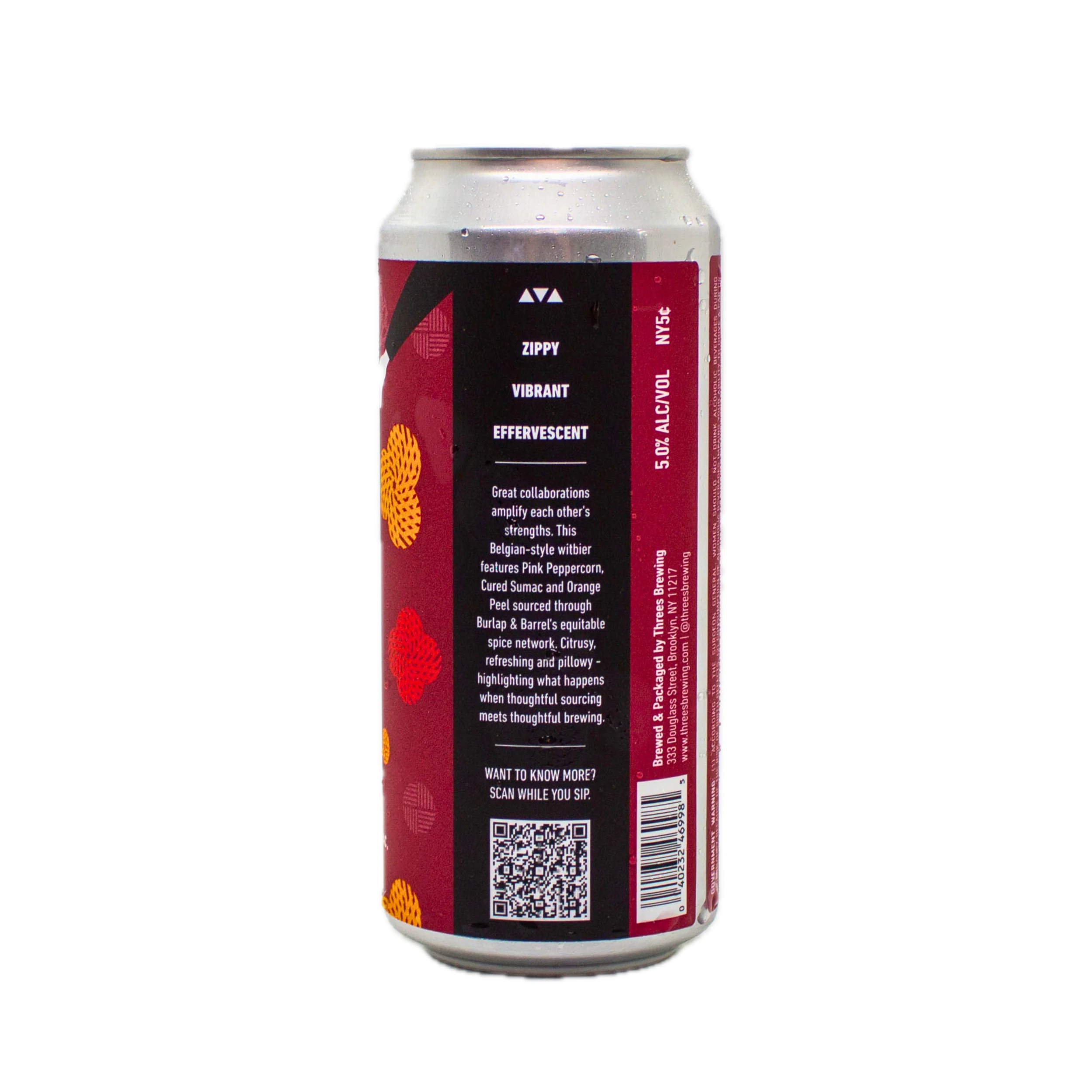 Signal Boost (Belgian Witbier with Orange Peel, Cured Sumac & Pink Peppercorn) | Collab with Burlap and Barrel - Image 3