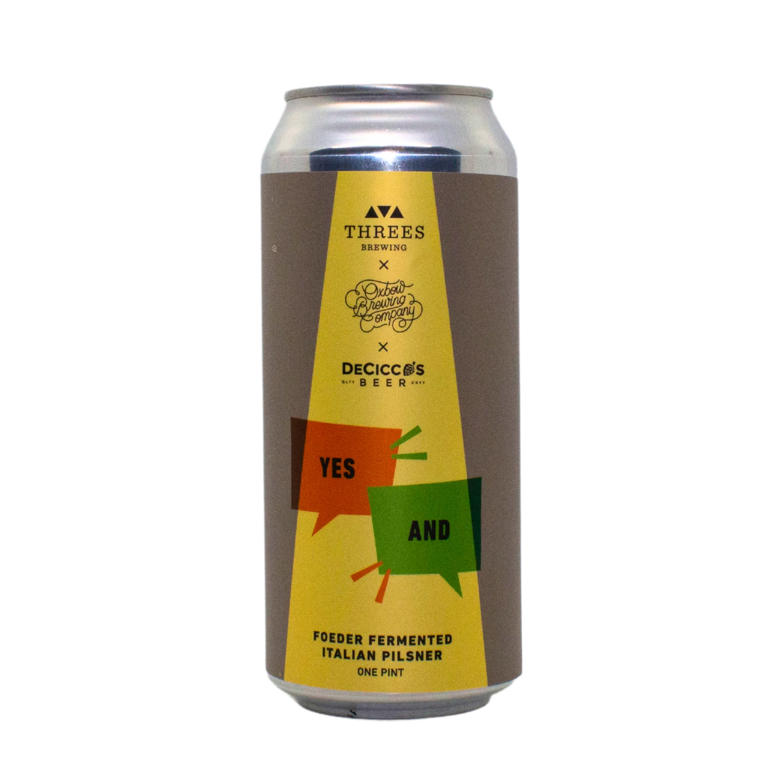 Yes And (Foeder Fermented Italian Pilsner)