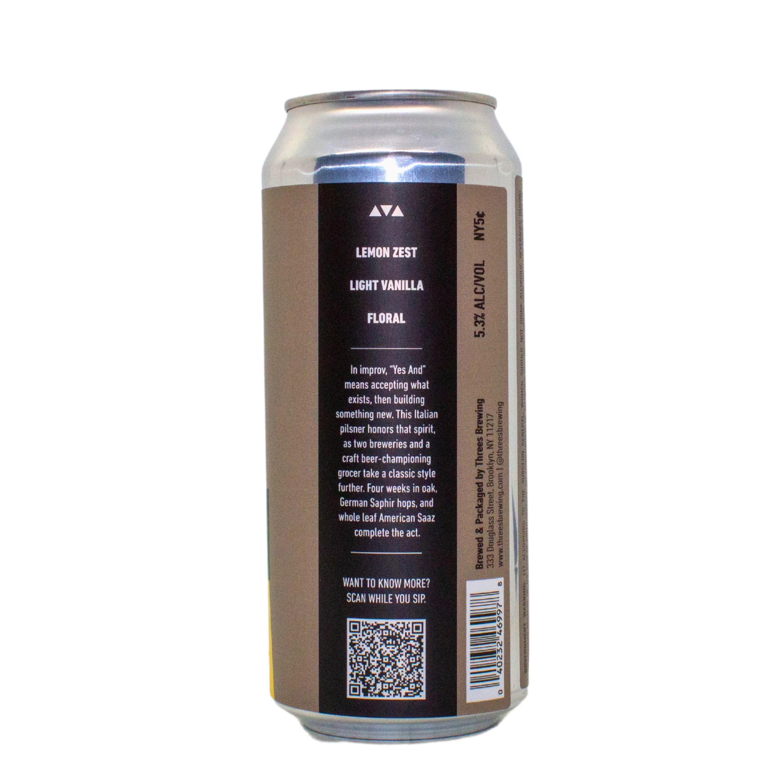 Yes And (Foeder Fermented Italian Pilsner) - Image 2